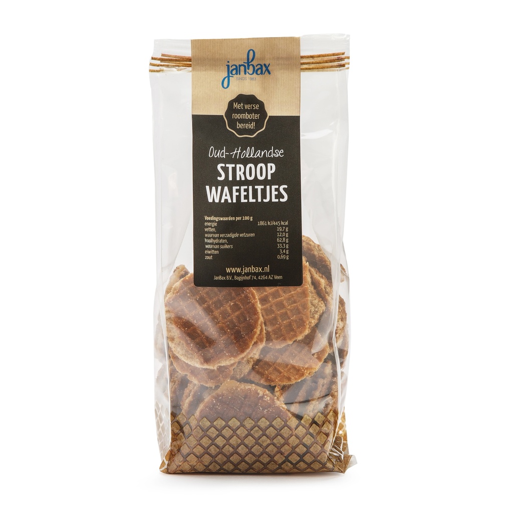 JanBax - Roomboter stroopwafeltjes 200 g    