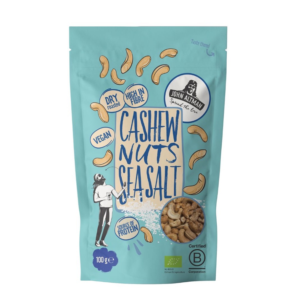 John Altman - Dry Roasted Cashew Sea Salt 100 g BIO