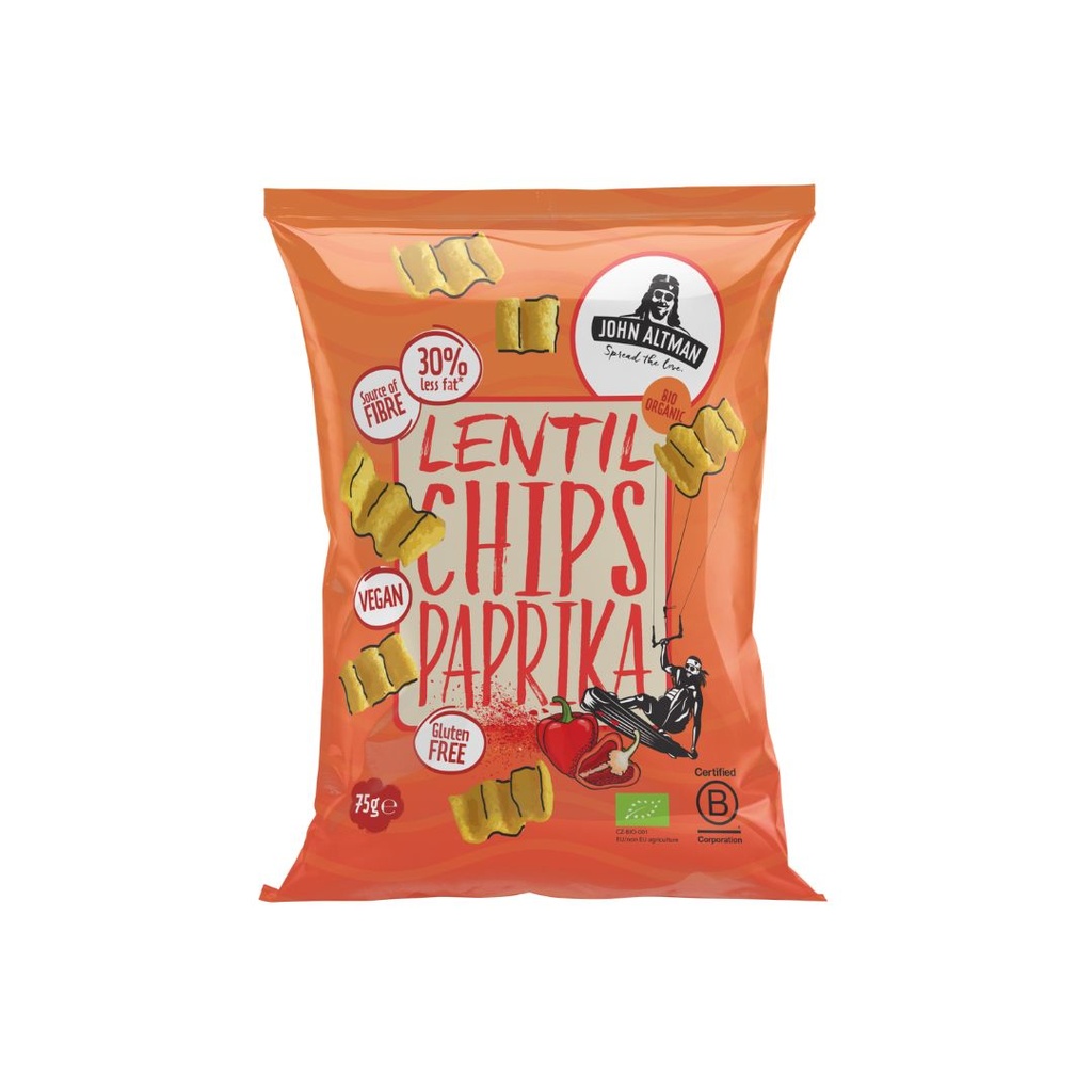 John Altman - Linzen Chips Paprika 75 g BIO