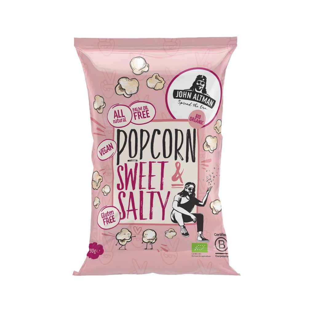 John Altman - Popcorn sweet & salty 90g BIO   