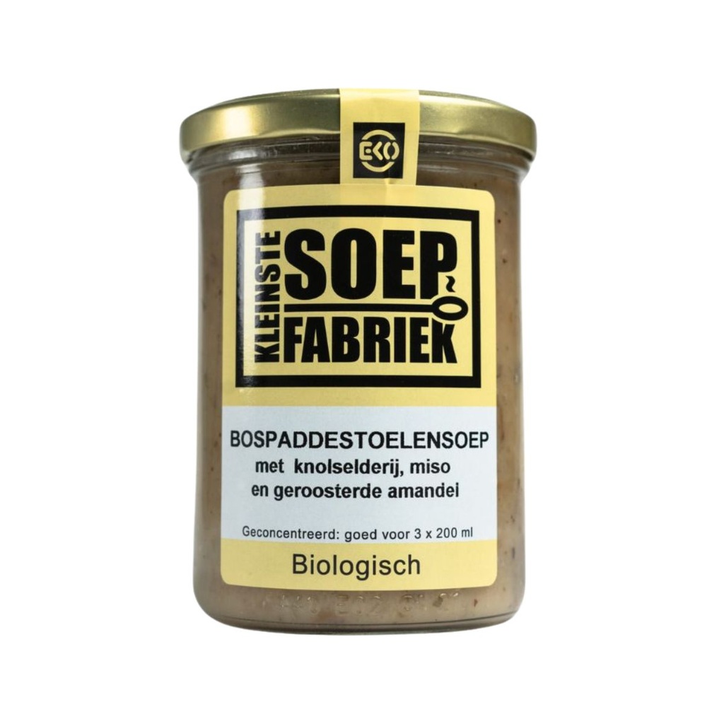 Kleinstesoepfabriek - Bospaddenstoelensoep 400 ml BIO     
