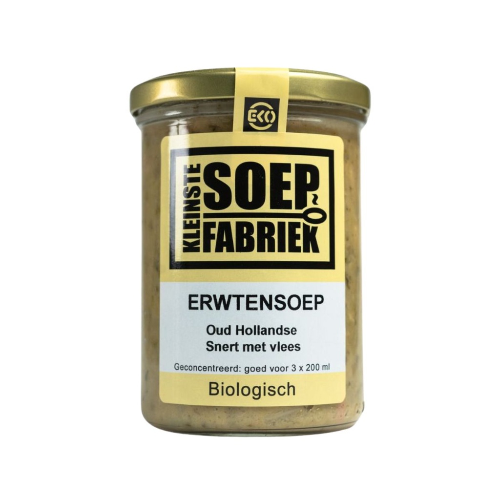 Kleinstesoepfabriek - Erwtensoep 400 ml - BIO    