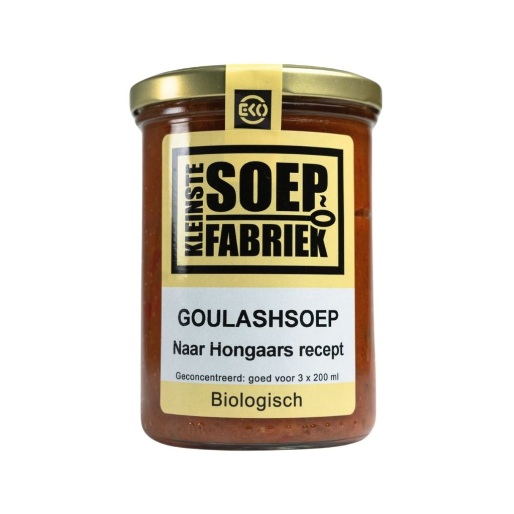 Kleinstesoepfabriek - Goulashsoep 400 ml - BIO     