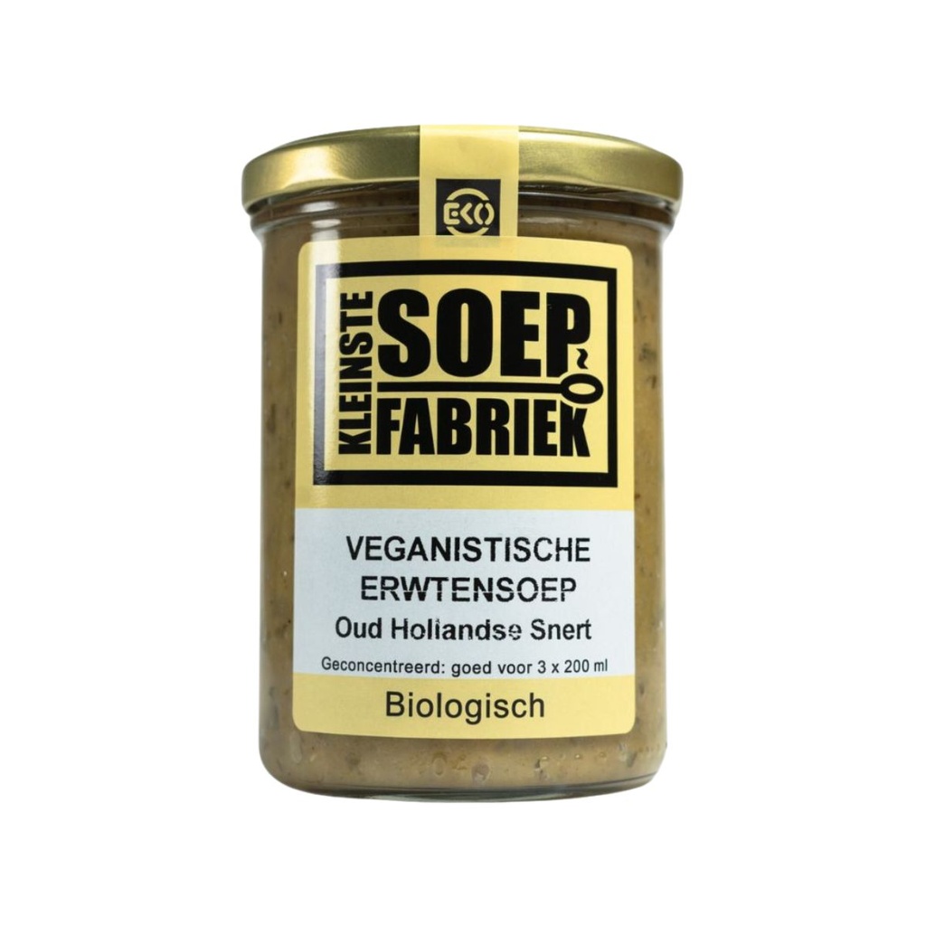 Kleinstesoepfabriek - Veganistische Erwtensoep 400 ml - BIO    