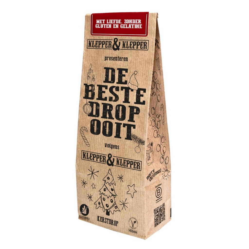 Klepper & Klepper - de beste drop KERST - volzoet 200g  