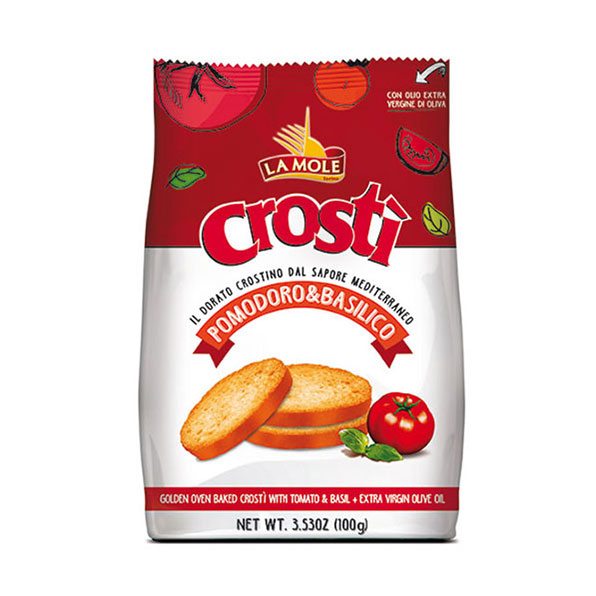 La Mole - Crostì Tomato & Basil 100 gr   