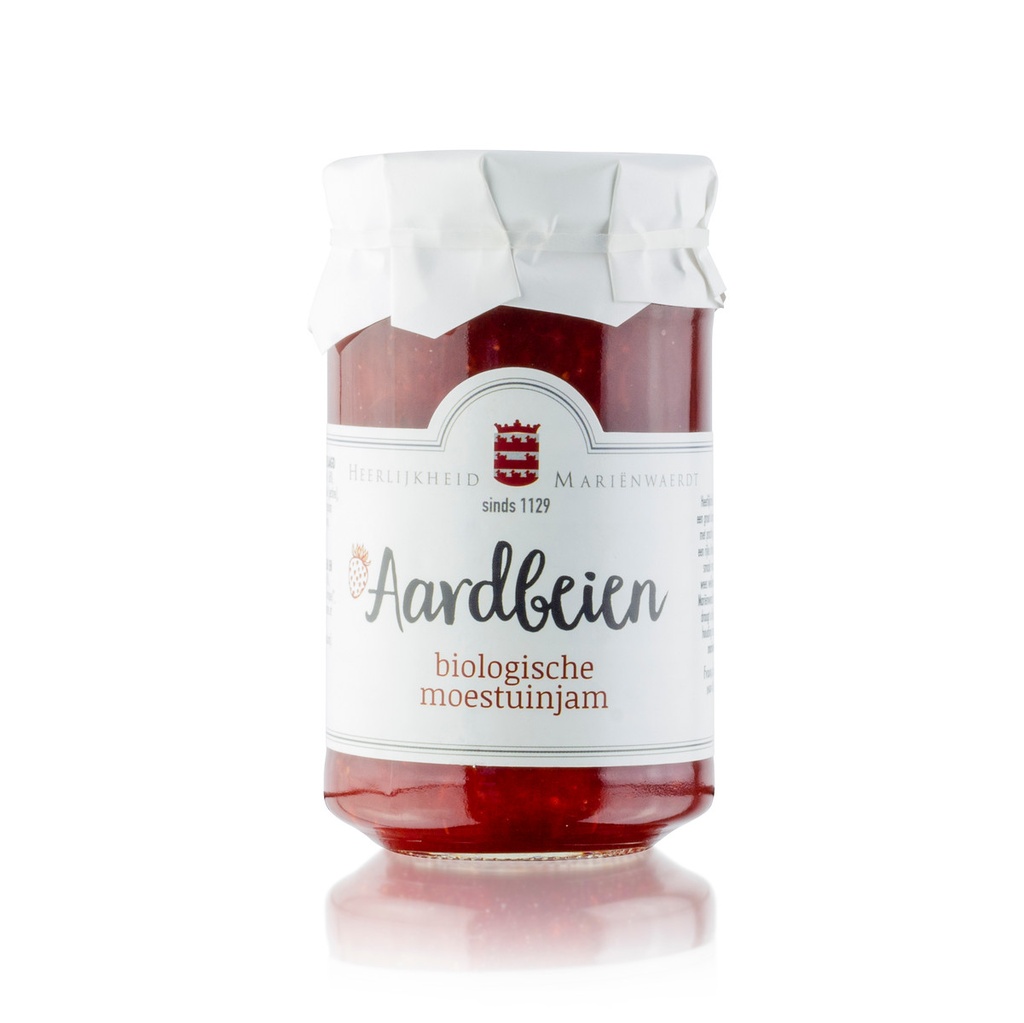 Mariënwaerdt - Aardbeien Moestuinjam 250 gr - BIO   