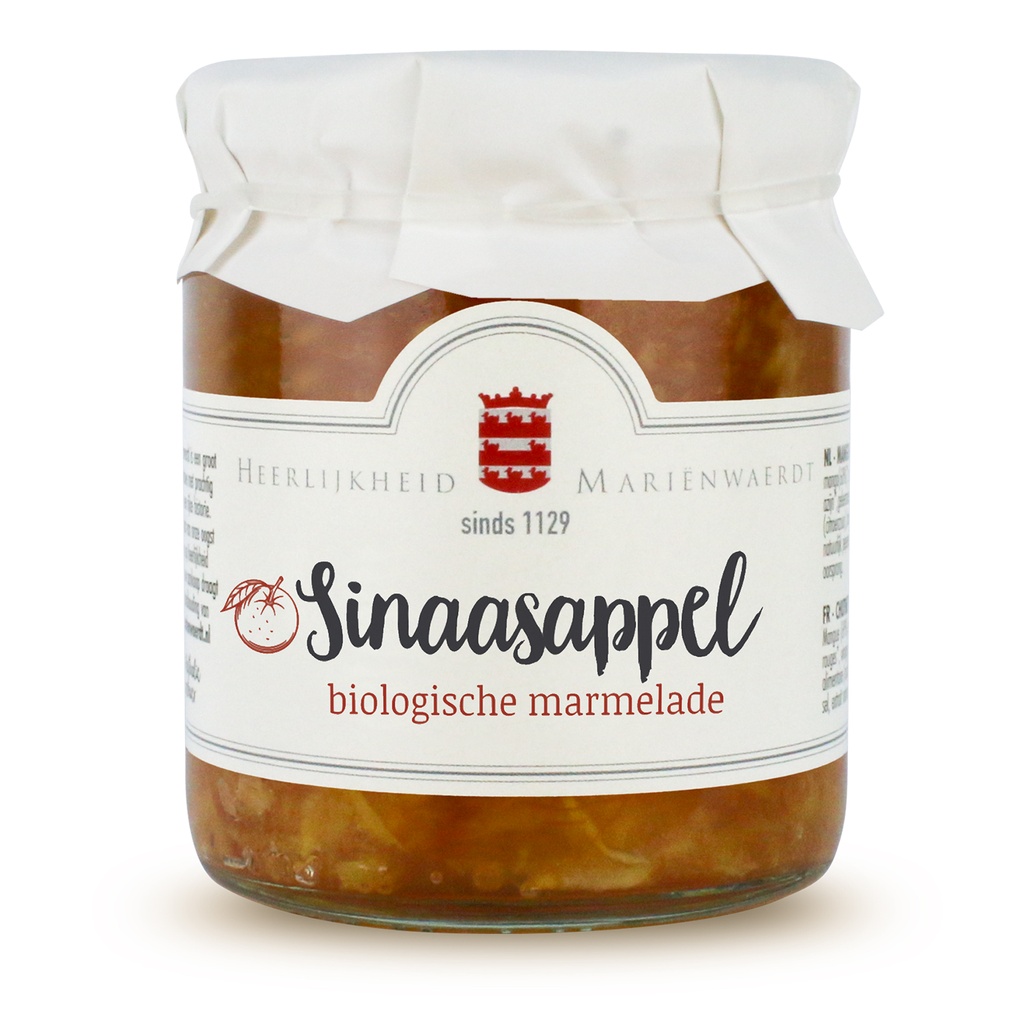 Mariënwaerdt - Sinaasappel Marmelade 280 gr - BIO   