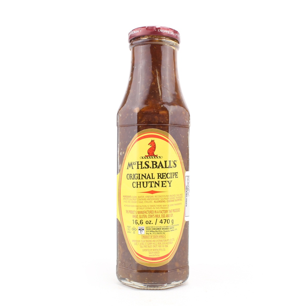Mrs Ball's - original chutney 470 gr    