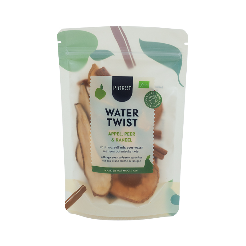 Pineut - Water Twist - Appel Peer Kaneel BIO Pouch 40g 