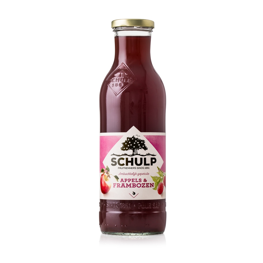 Schulp - groot appel & framboos 750 ml   