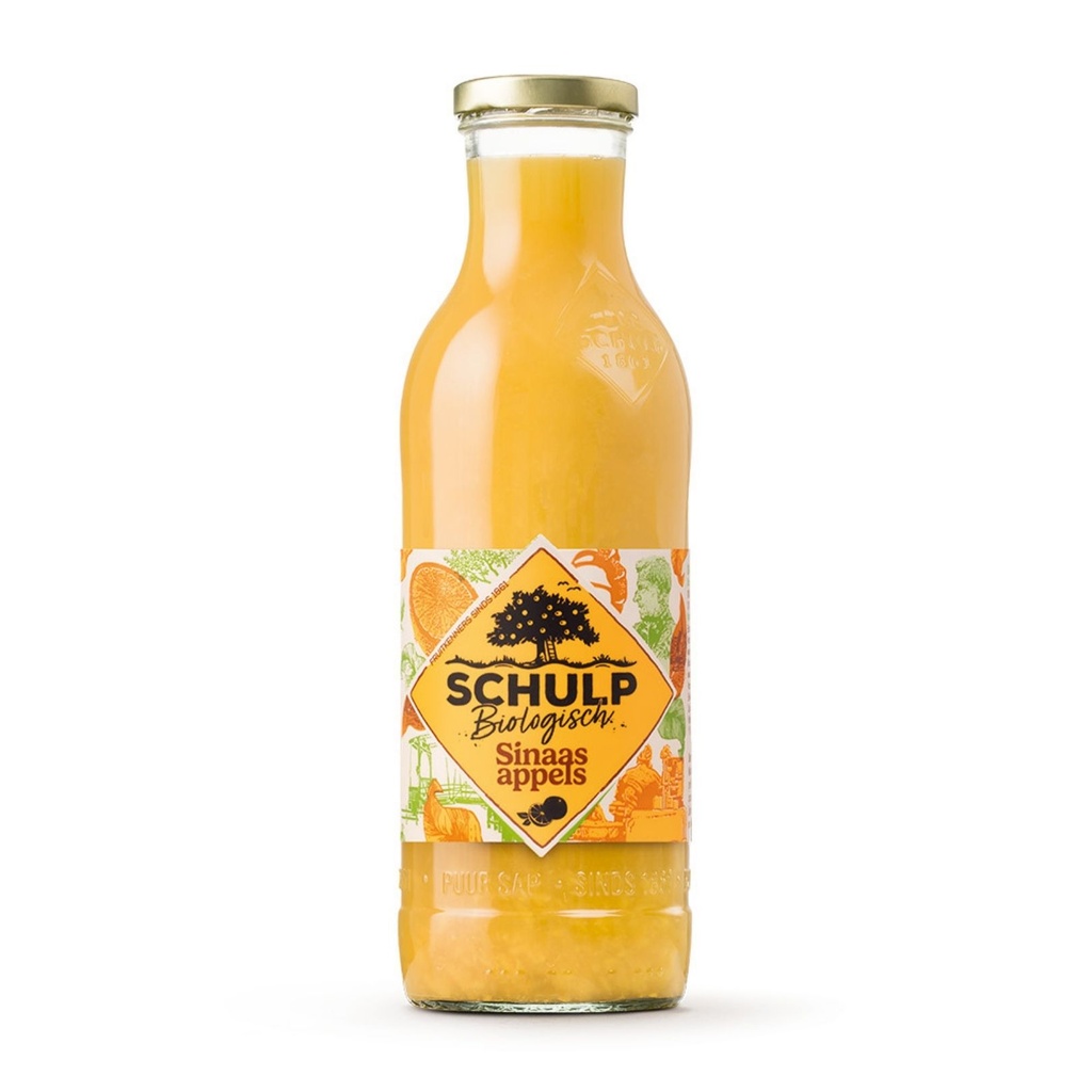 Schulp - groot sinaasappel 750 ml - BIO   