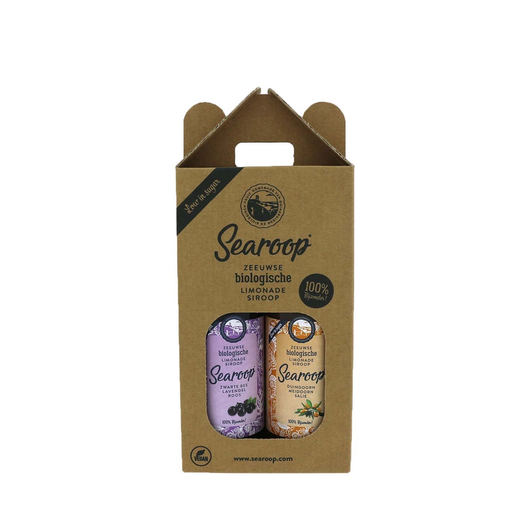 Searoop - Geschenkverpakking Duindoorn & Zwarte bes 2x250 ml BIO