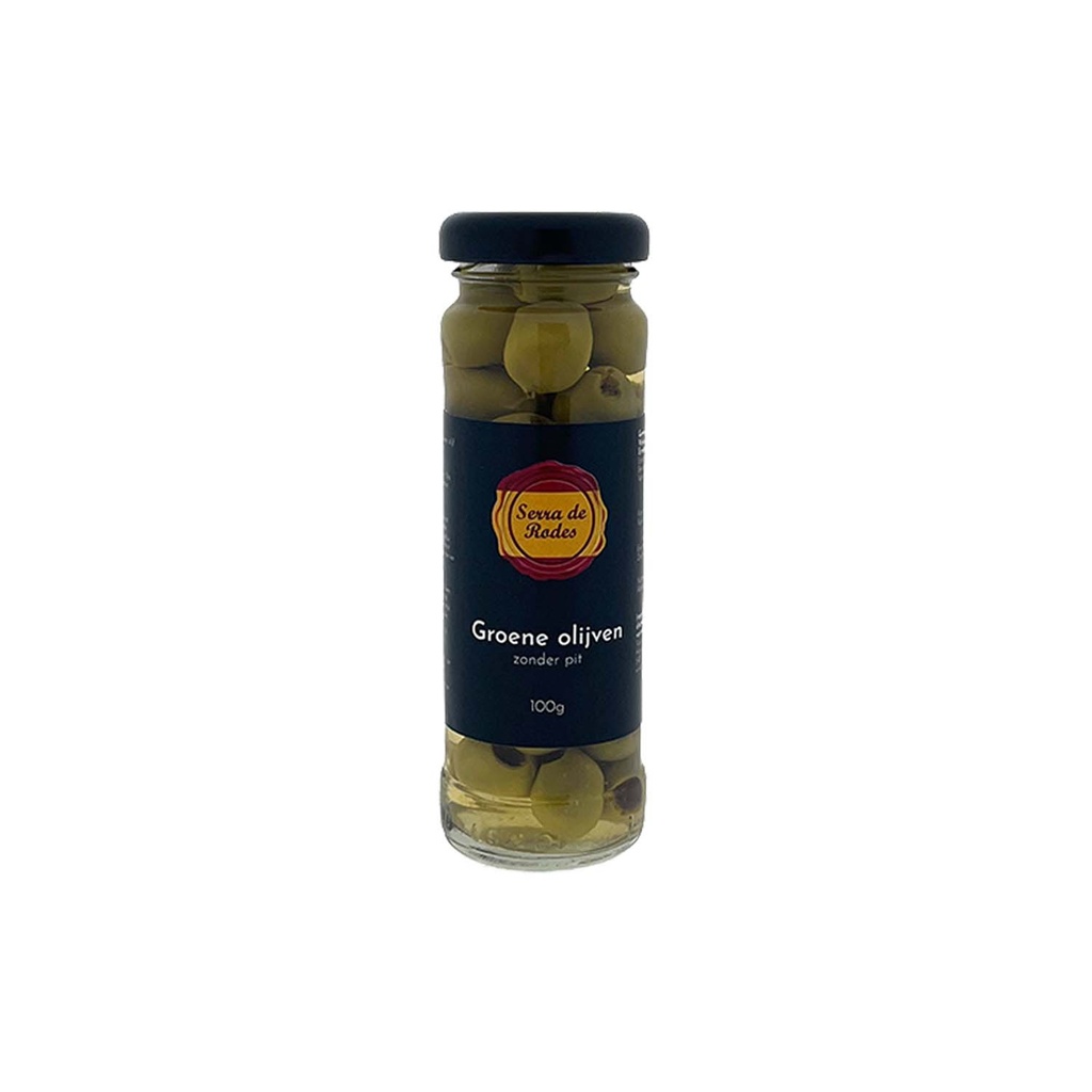 Serra de Rodes - Olijven groen zonder pit 100g    