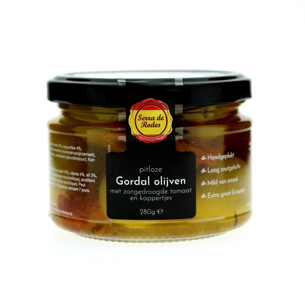 Serra de Rodes - PL Gordal Olijv zongedr Tom&Kap 280g   