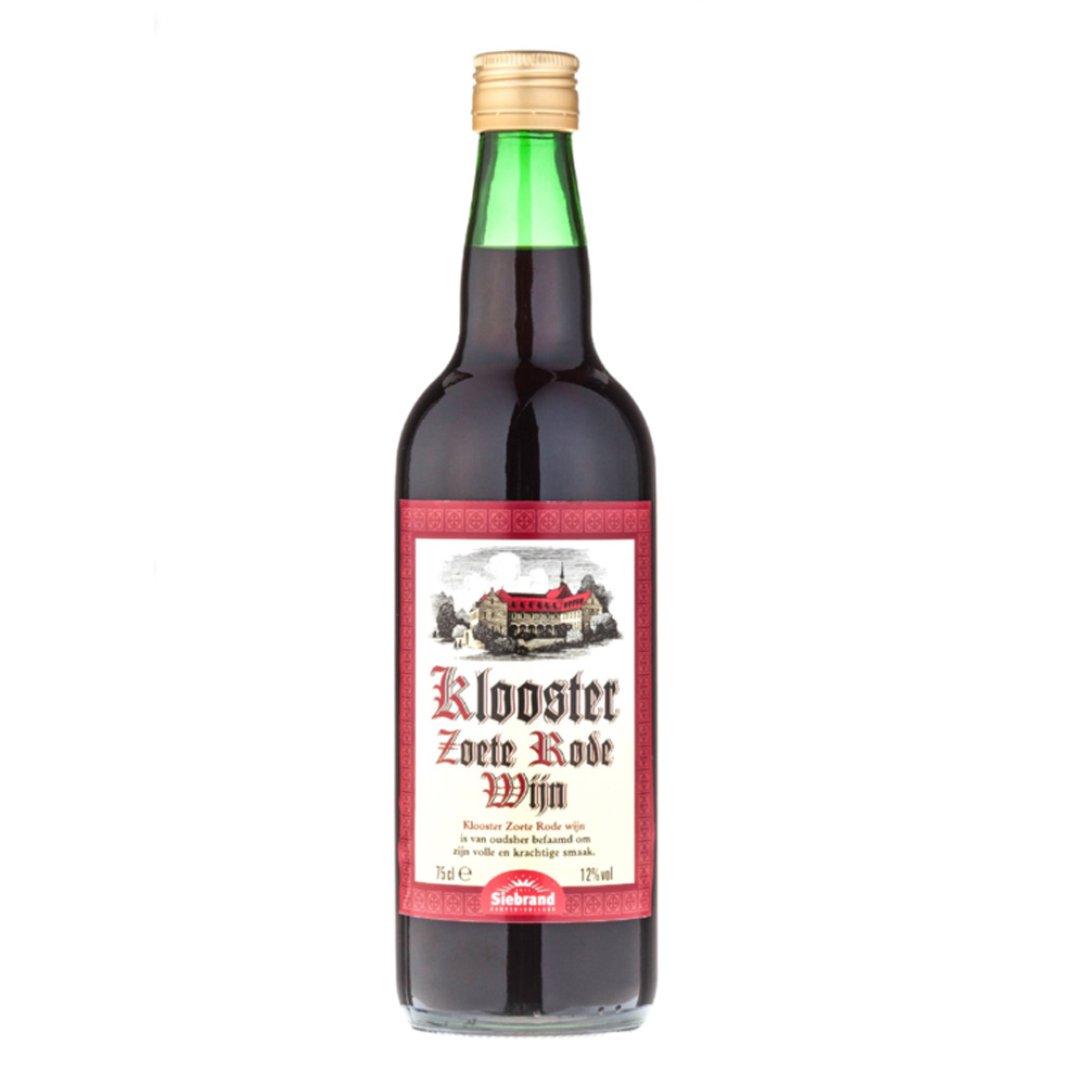 Siebrand - Klooster Zoete Rode Wijn 75 cl    
