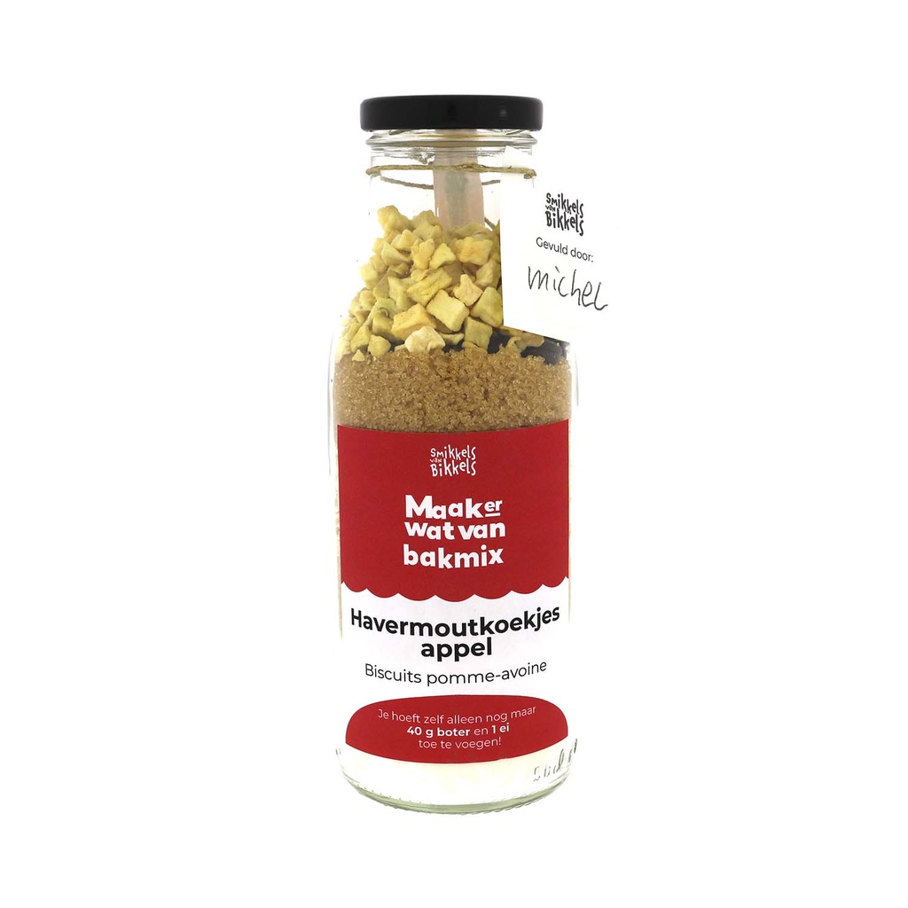 Smikkels van Bikkels - Havermoutkoekjes appel-choc299g       