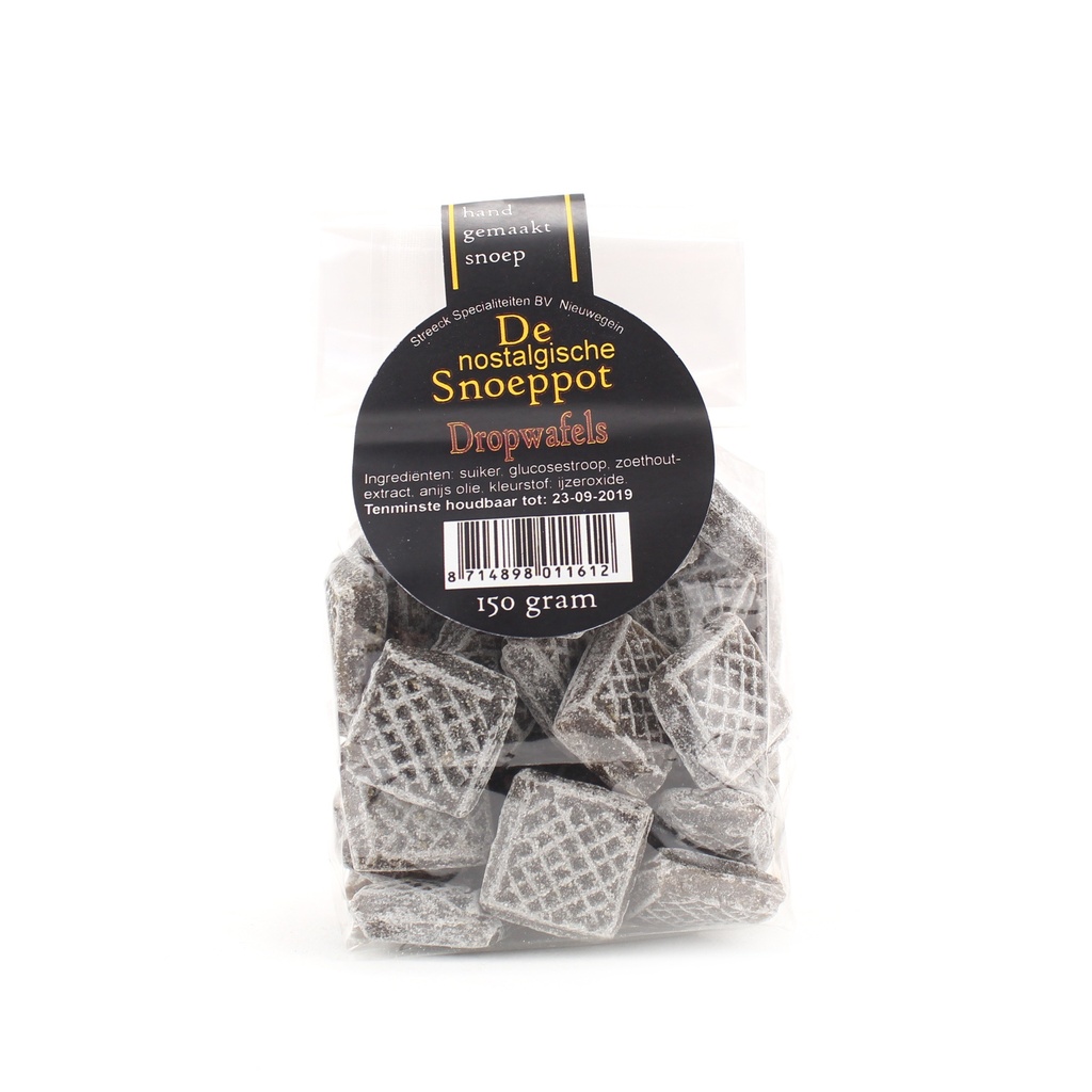 Streeck - Dropwafels 150 gr ZAKJE     