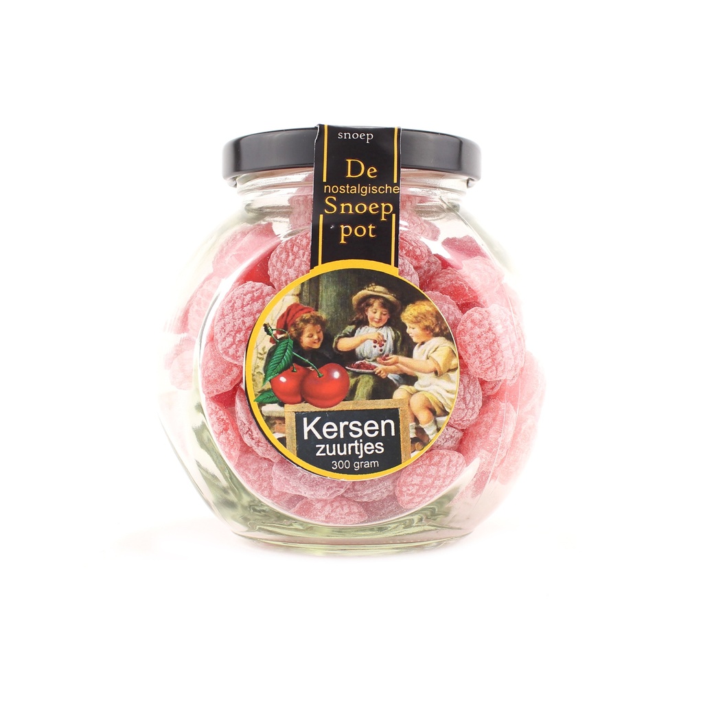 Streeck - Kersen Zuurtjes 300 gr POT    