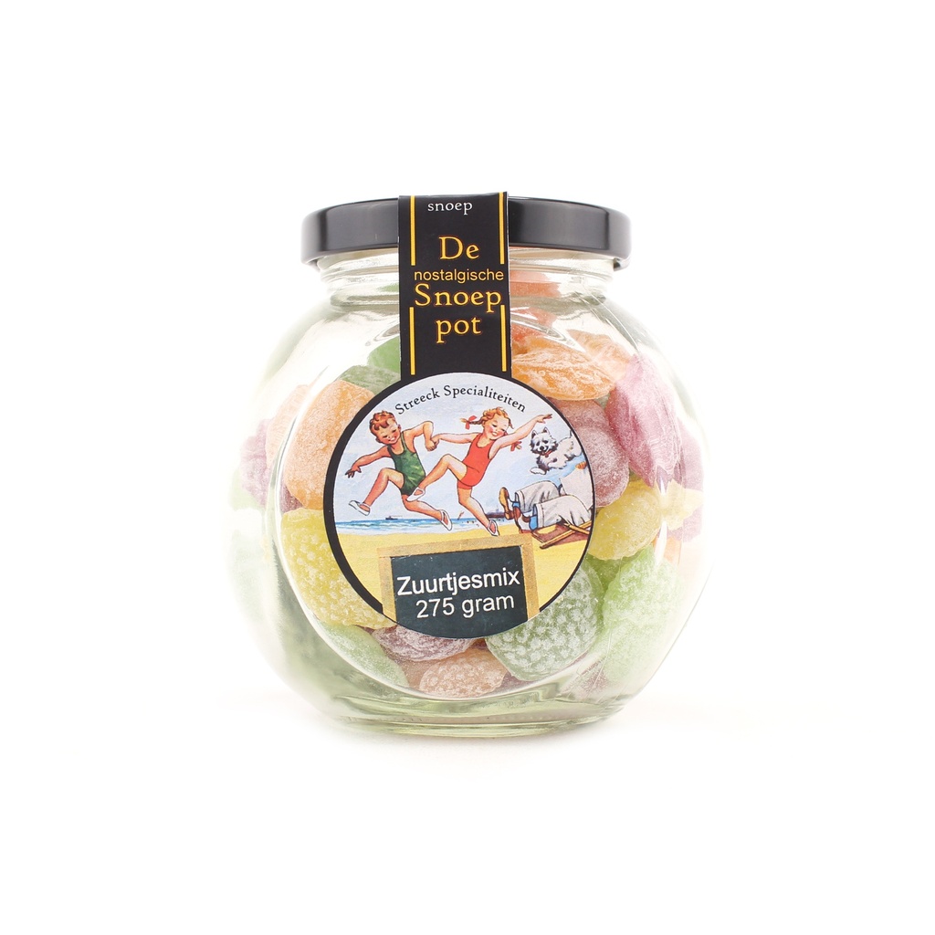 Streeck - Zuurtjesmixbonbon pot 275 g     