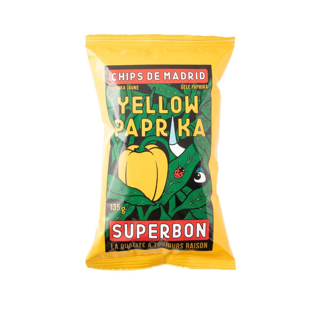 Superbon - Chips Yellow Paprika 135 g     