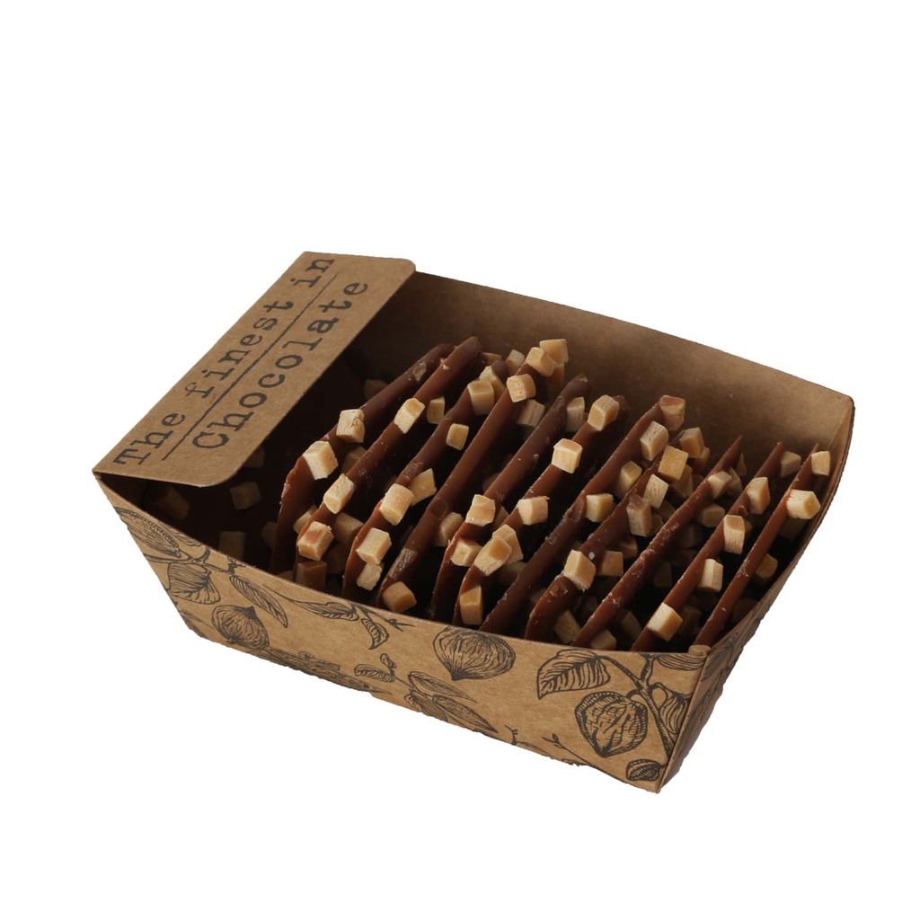 The Finest in Chocolate - Bakje Plaatjes Caramel Zeezout 175g    