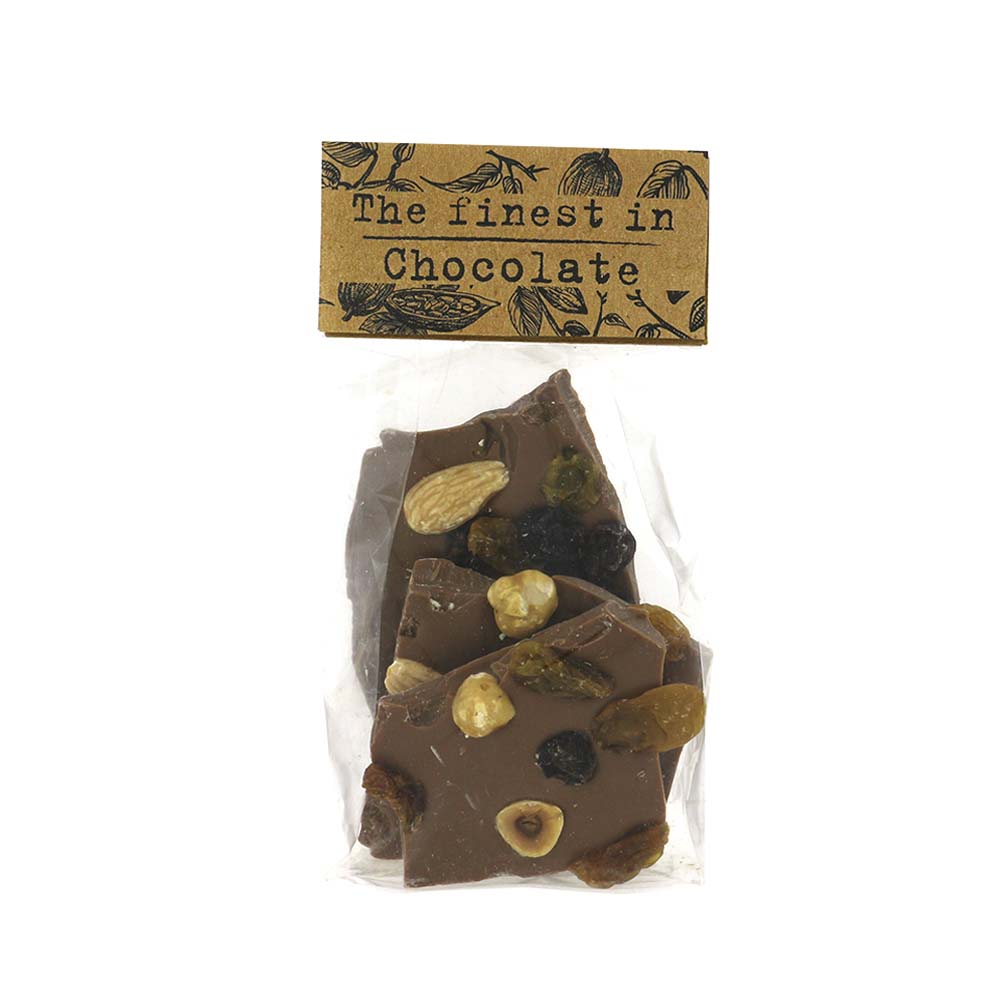 The Finest in Chocolate - Breekchoco Melk Studentenhaver 150 g     