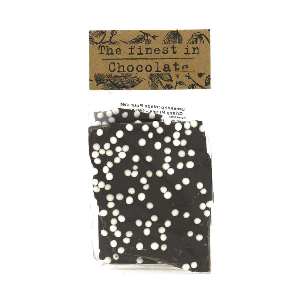 The Finest in Chocolate - Breekchoco Puur Crispy Parels 150 g    