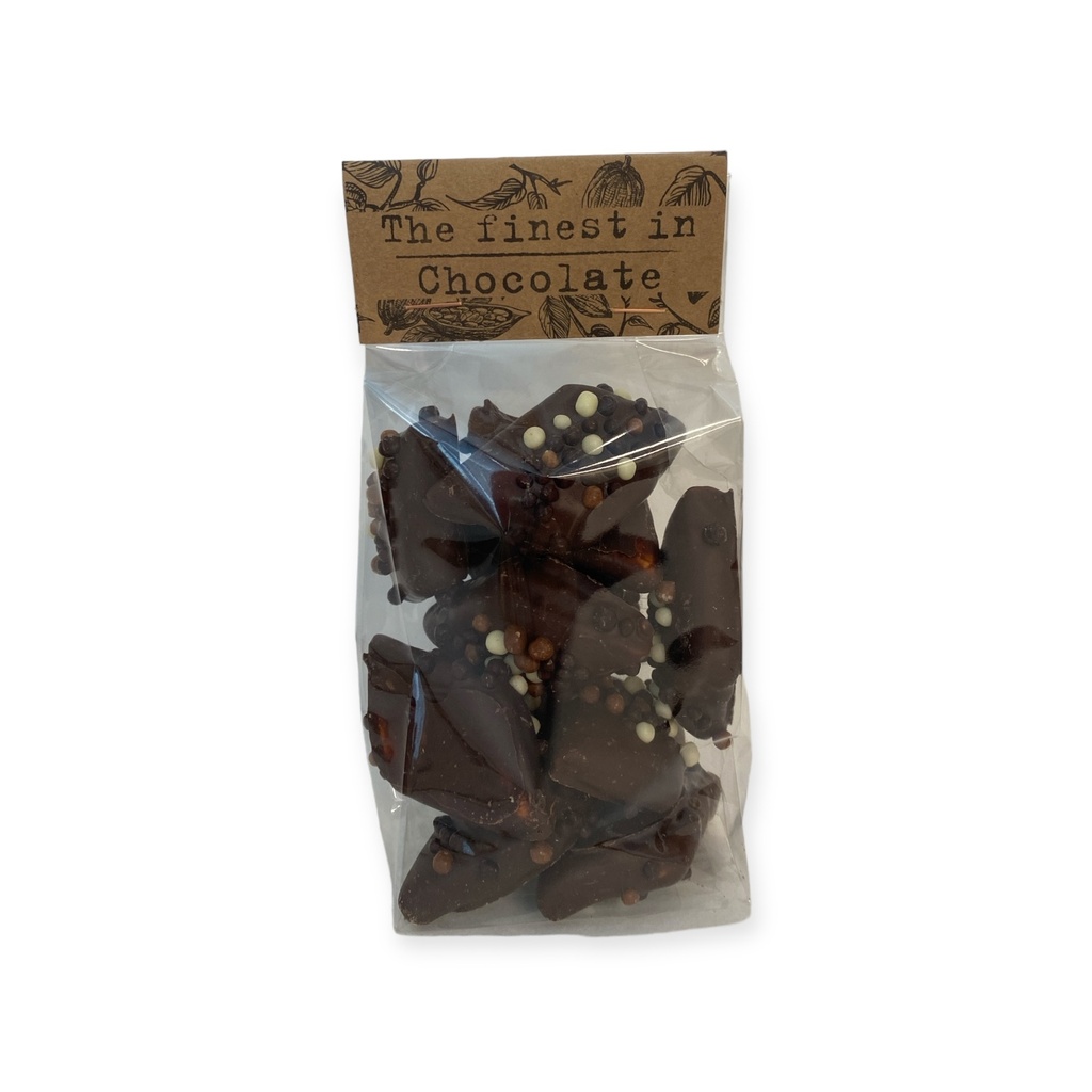 The Finest in Chocolate - Luxe choco spek puur met deco 120g  