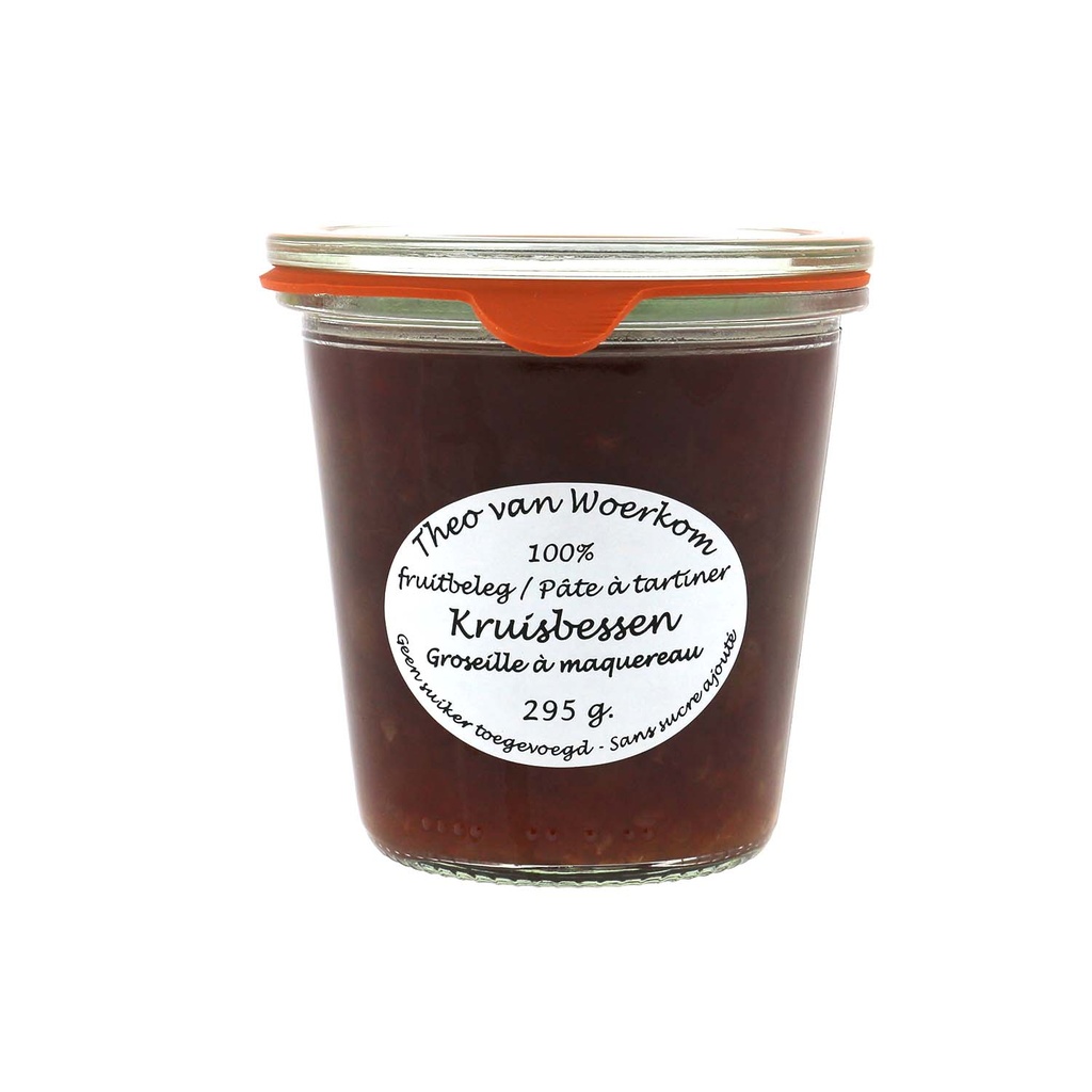 Theo van Woerkom - Fruitbeleg Kruisbessen 295g      