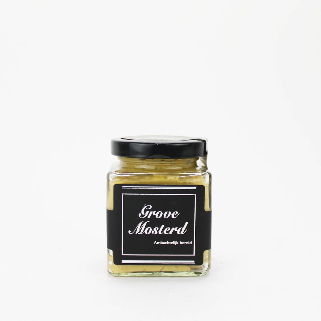Theo van Woerkom - Grove Mosterd Vierkant 200ml     