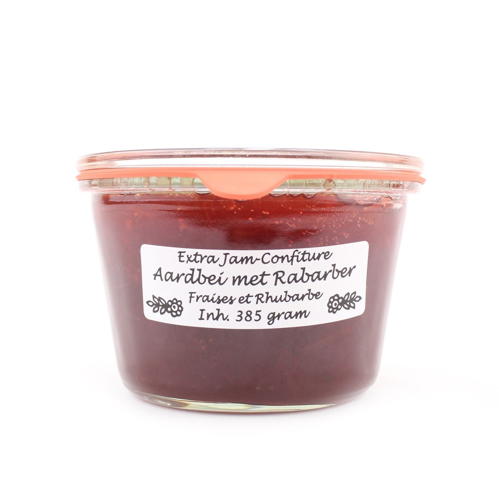 Theo van Woerkom - aardbeien&rabarber 385 gr      