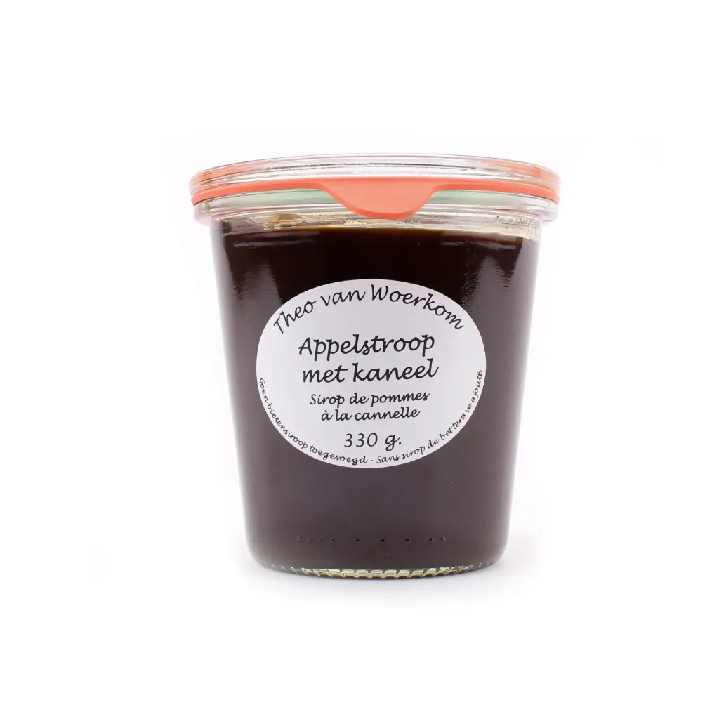 Theo van Woerkom - appelstroop met kaneel 330 g    