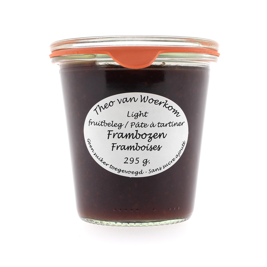 Theo van Woerkom - frambozen light 295 gr     