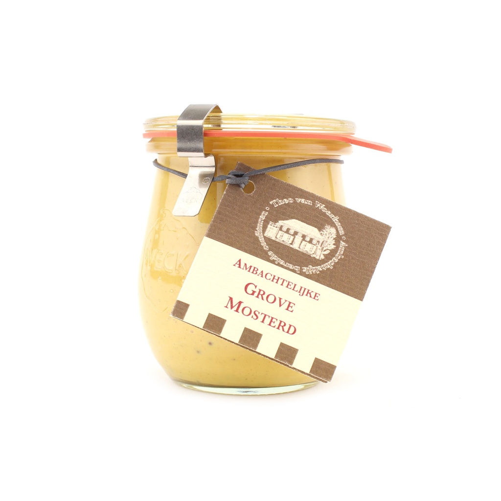 Theo van Woerkom - Grove Naturel Mosterd 200 ml    