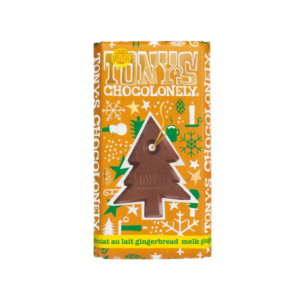 Tony's Chocolonely - Melk Gemberkoekjes 180 g      