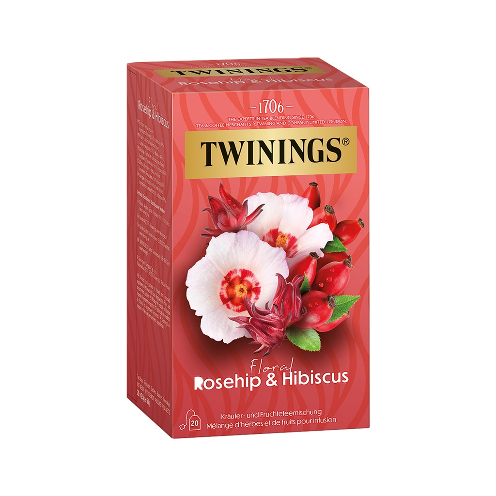 Twinings - Rosehip & Hibiscus 20st     