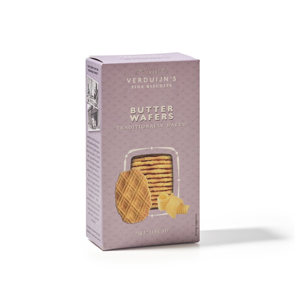 Verduijn's Fine Biscuits - Boterwafels 75 g      