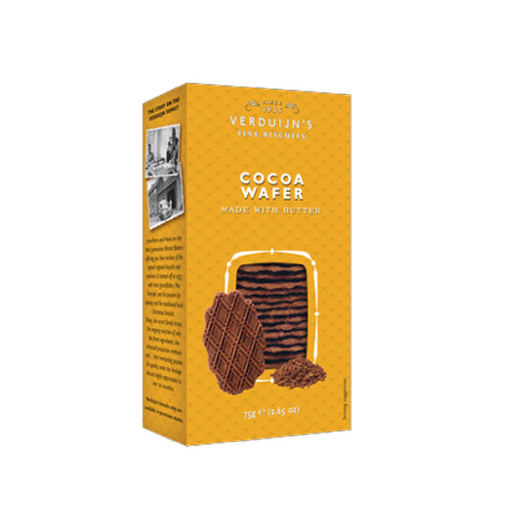 Verduijn's Fine Biscuits - Cacao Wafel 75g      