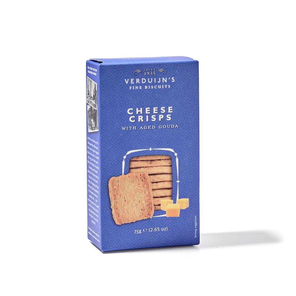 Verduijn's Fine Biscuits - Kaasbladerdeeg wafels 75 g     