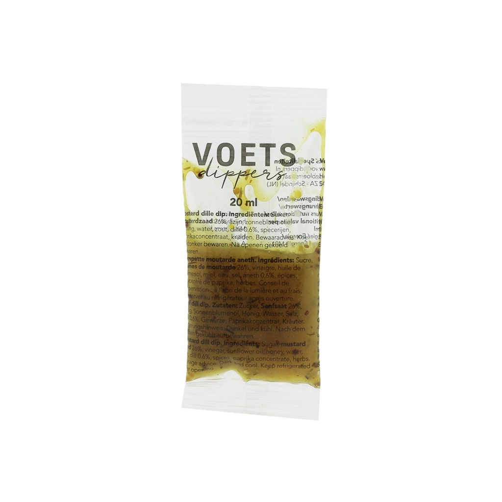 Voets Cheese Dippers - Mosterd Dille saus sachet 20 ml     