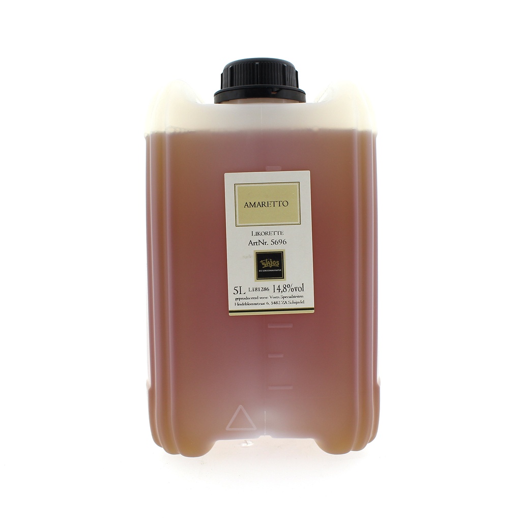 Wajos - Amarettolikeur CAN 5 liter     