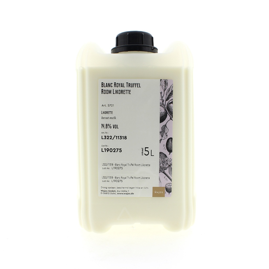 Wajos - Blanc Royal roomlikeur CAN 5 liter   