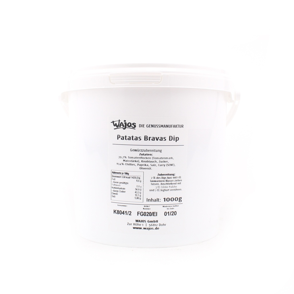Wajos - Dip patatas bravas 1000 gr    
