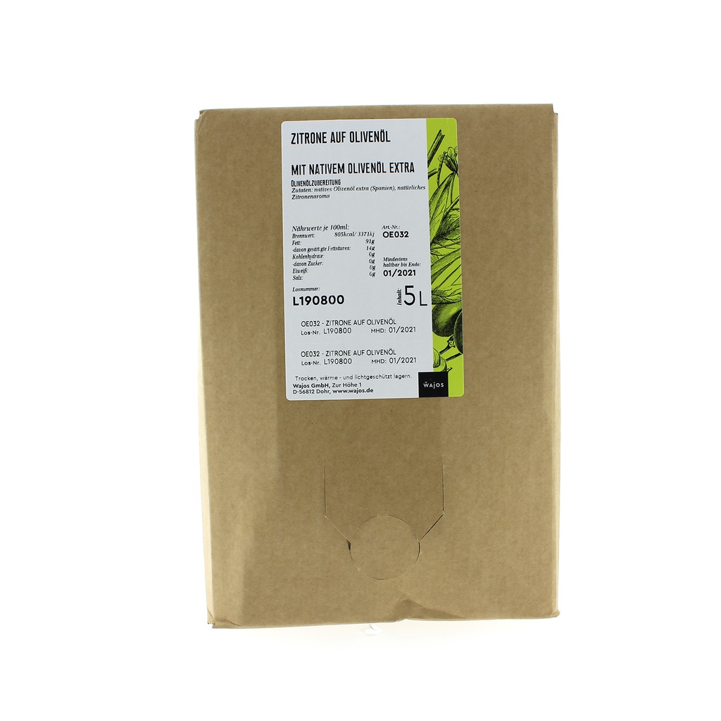 Wajos - Olijfolie met citroen 5 L   