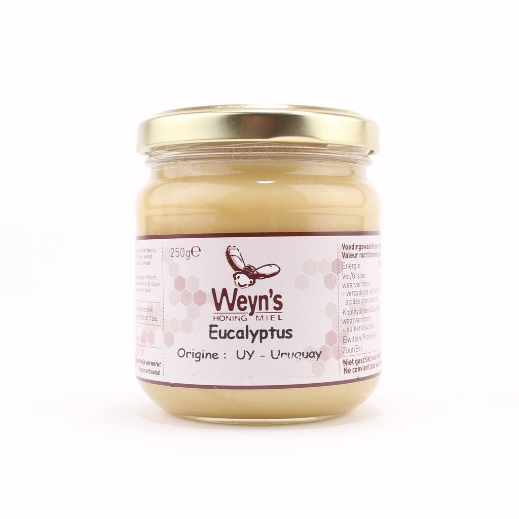 Weyn's - eucalyptus honing vast 250g     