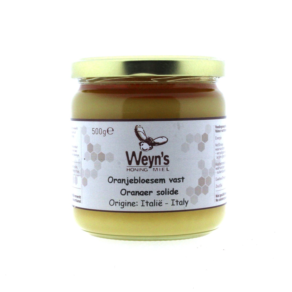Weyn's - oranje bloesem honing vast 500g    