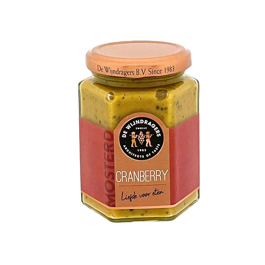 Wijndragers - Cranberry Mosterd 195g      