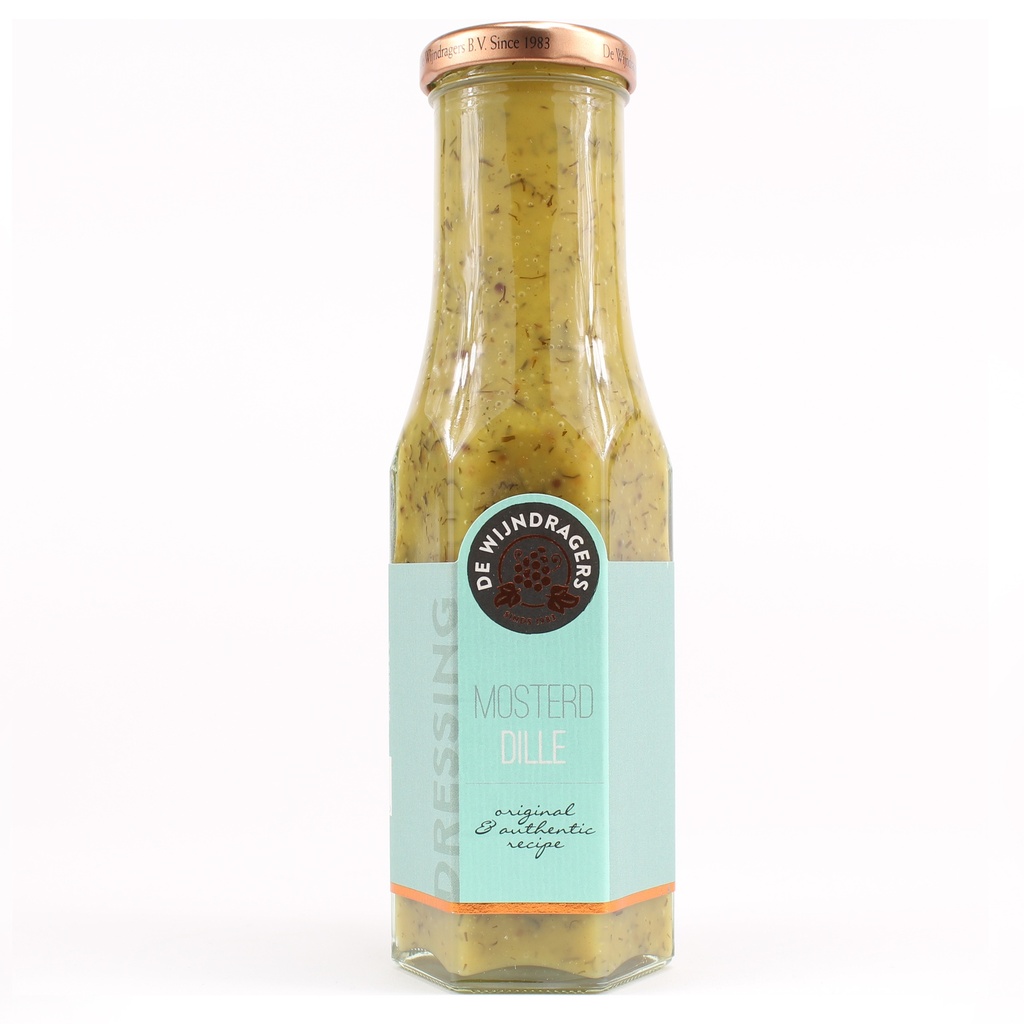 Wijndragers - Mosterd-dillesaus fles 250 ml