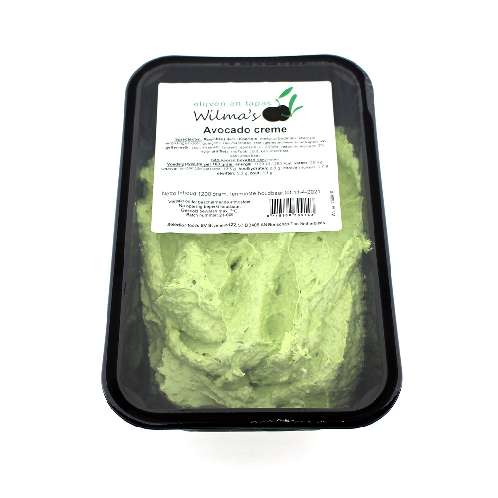 Wilma's - Avocado Creme 1200gr      